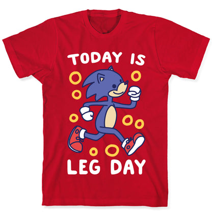 Today is Leg Day - Sonic T-Shirt