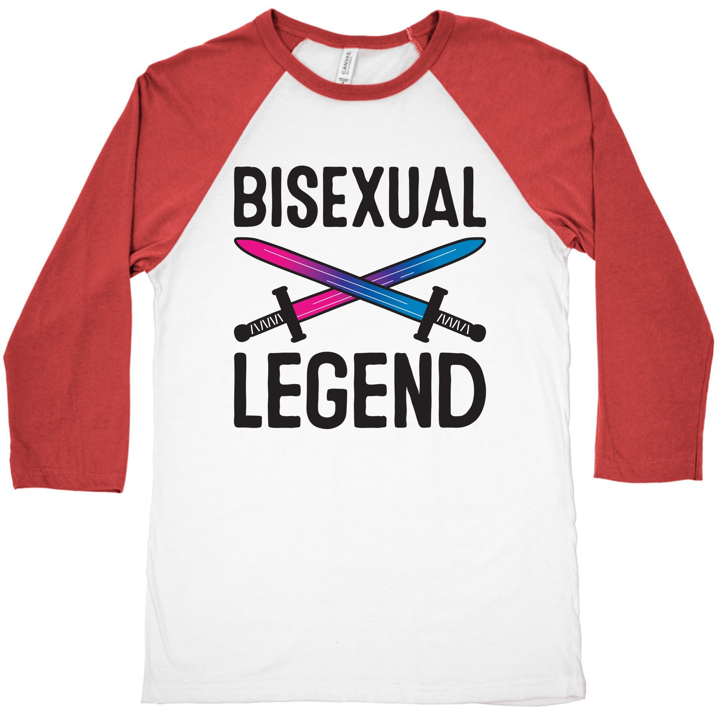 Bisexual Legend Baseball Tee