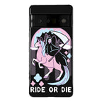 Ride or Die - Grim Reaper and Unicorn Phone Case