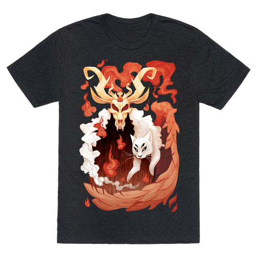 Demon's familiar Unisex Triblend Tee