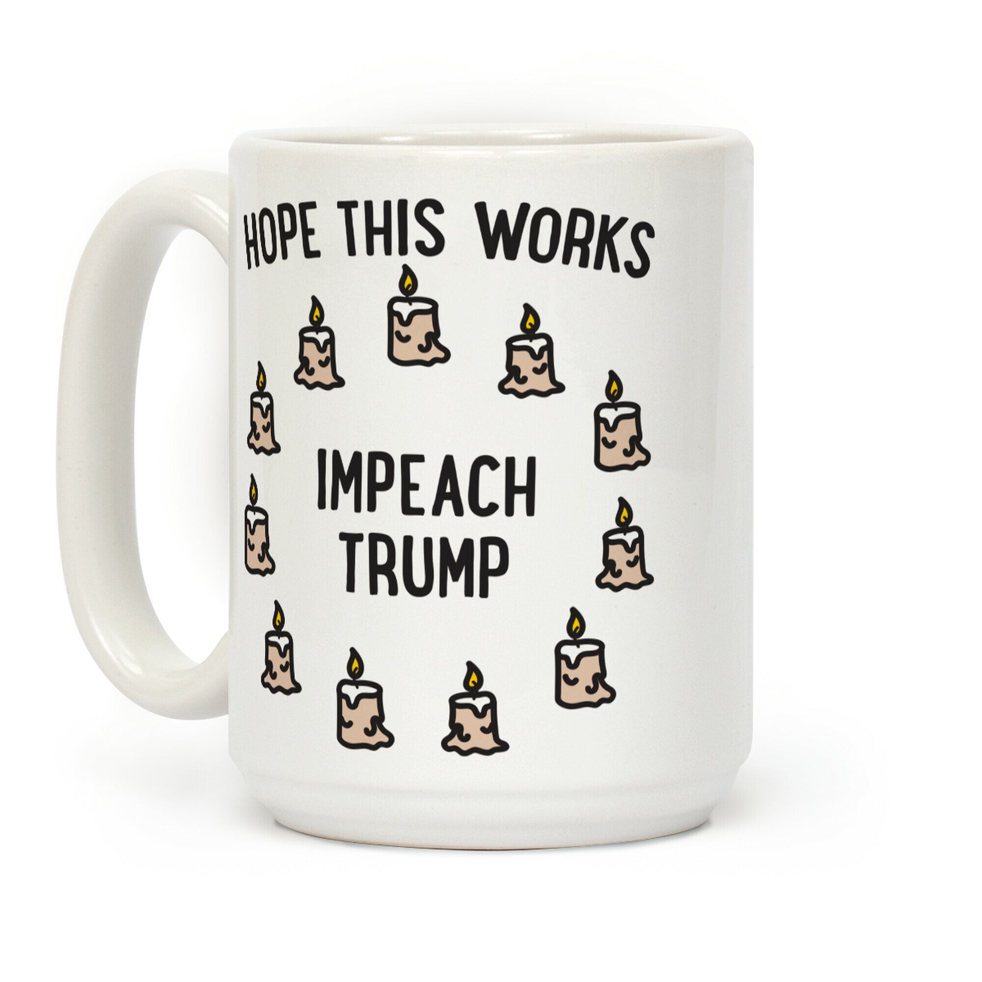 Impeach Trump Summoning Circle Parody Coffee Mug