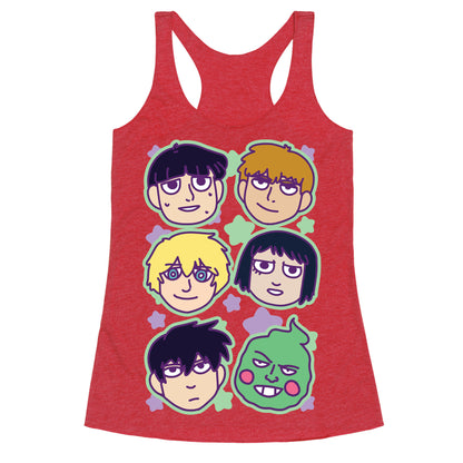 Mob Psycho 100 Pattern Racerback Tank