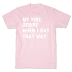 I Want It That Way Lyrics (1 of 2 pair) T-Shirt