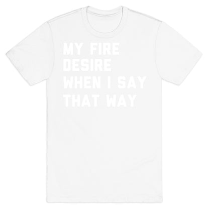 I Want It That Way Lyrics (1 of 2 pair) T-Shirt