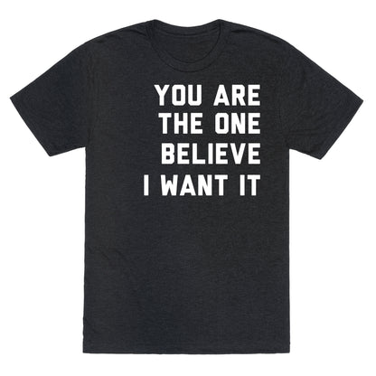 I Want It That Way Lyrics (1 of 2 pair) Unisex Triblend Tee