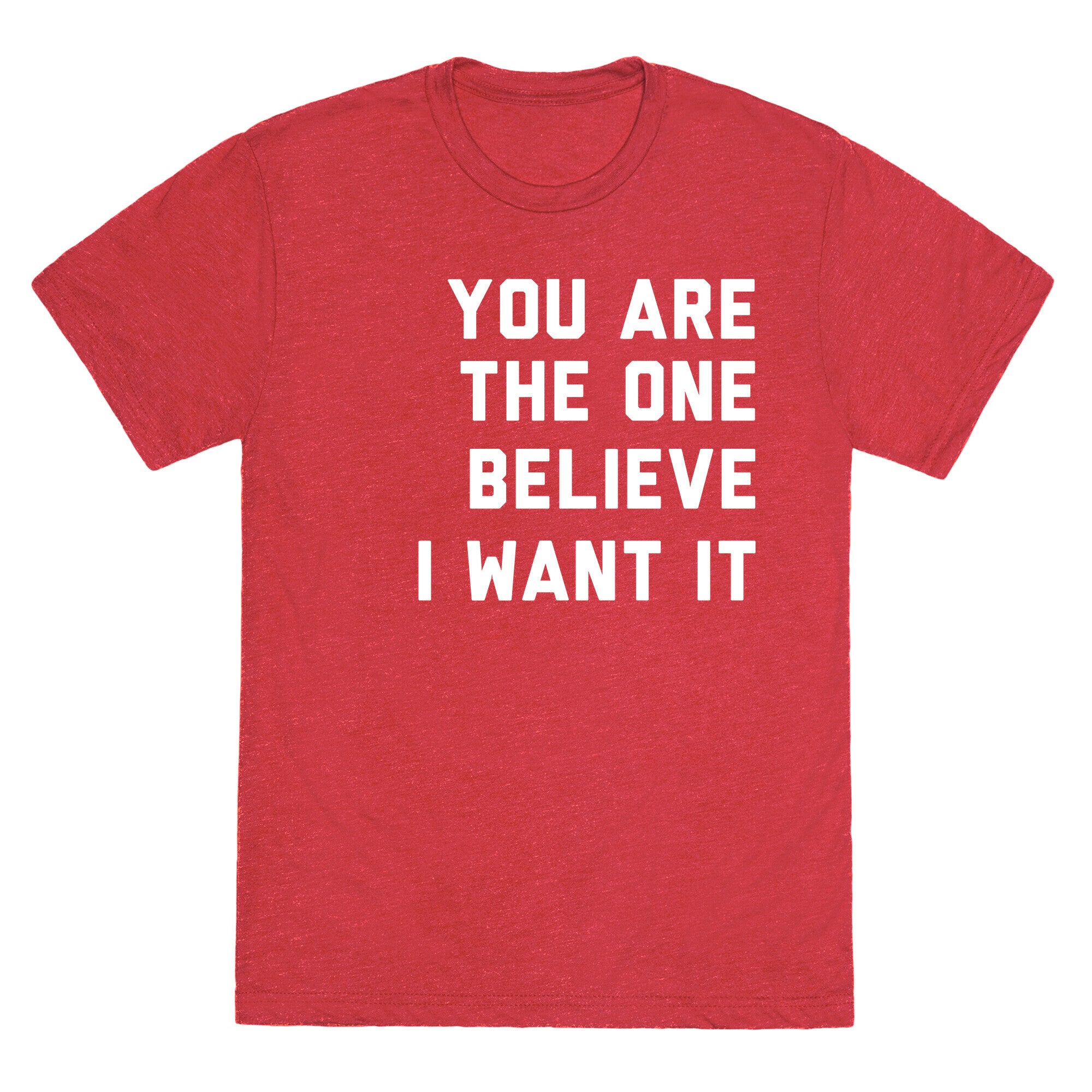 I Want It That Way Lyrics (1 of 2 pair) Unisex Triblend Tee