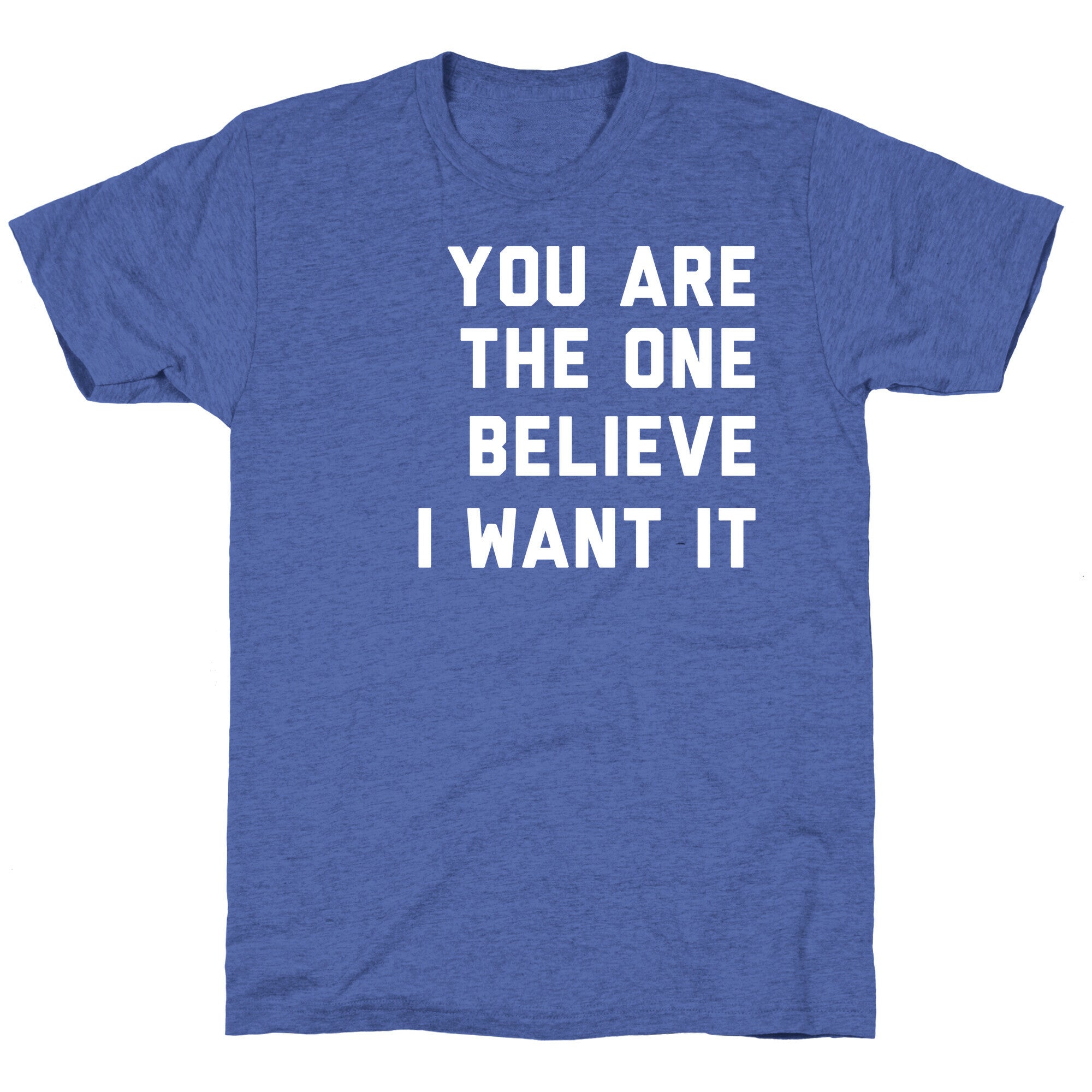 I Want It That Way Lyrics (1 of 2 pair) Unisex Triblend Tee