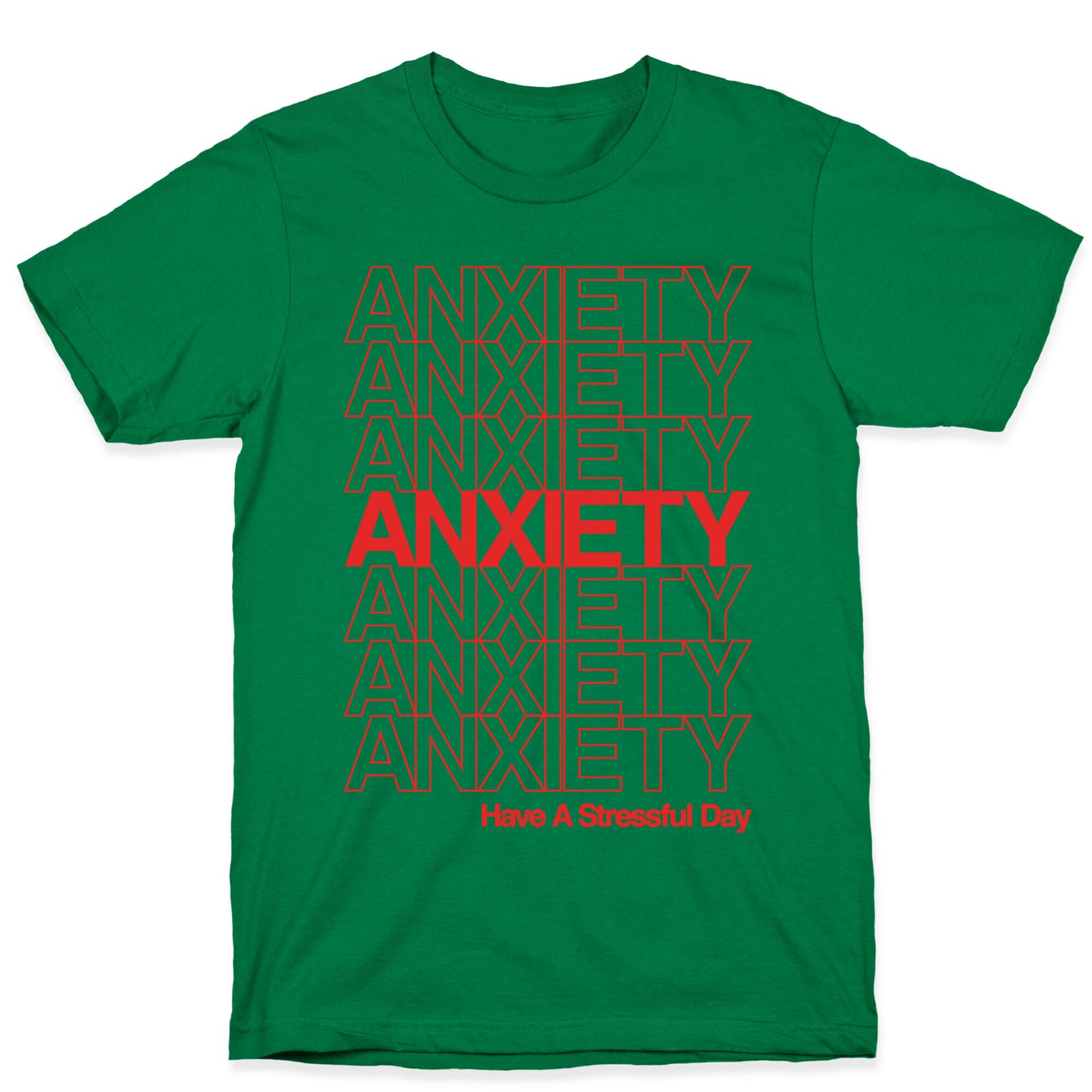 Anxiety Thank You Bag Parody T-Shirt
