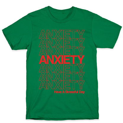 Anxiety Thank You Bag Parody T-Shirt