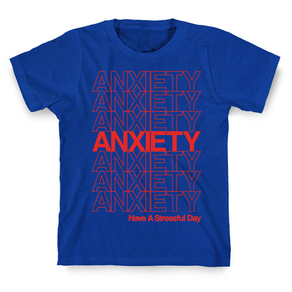Anxiety Thank You Bag Parody T-Shirt