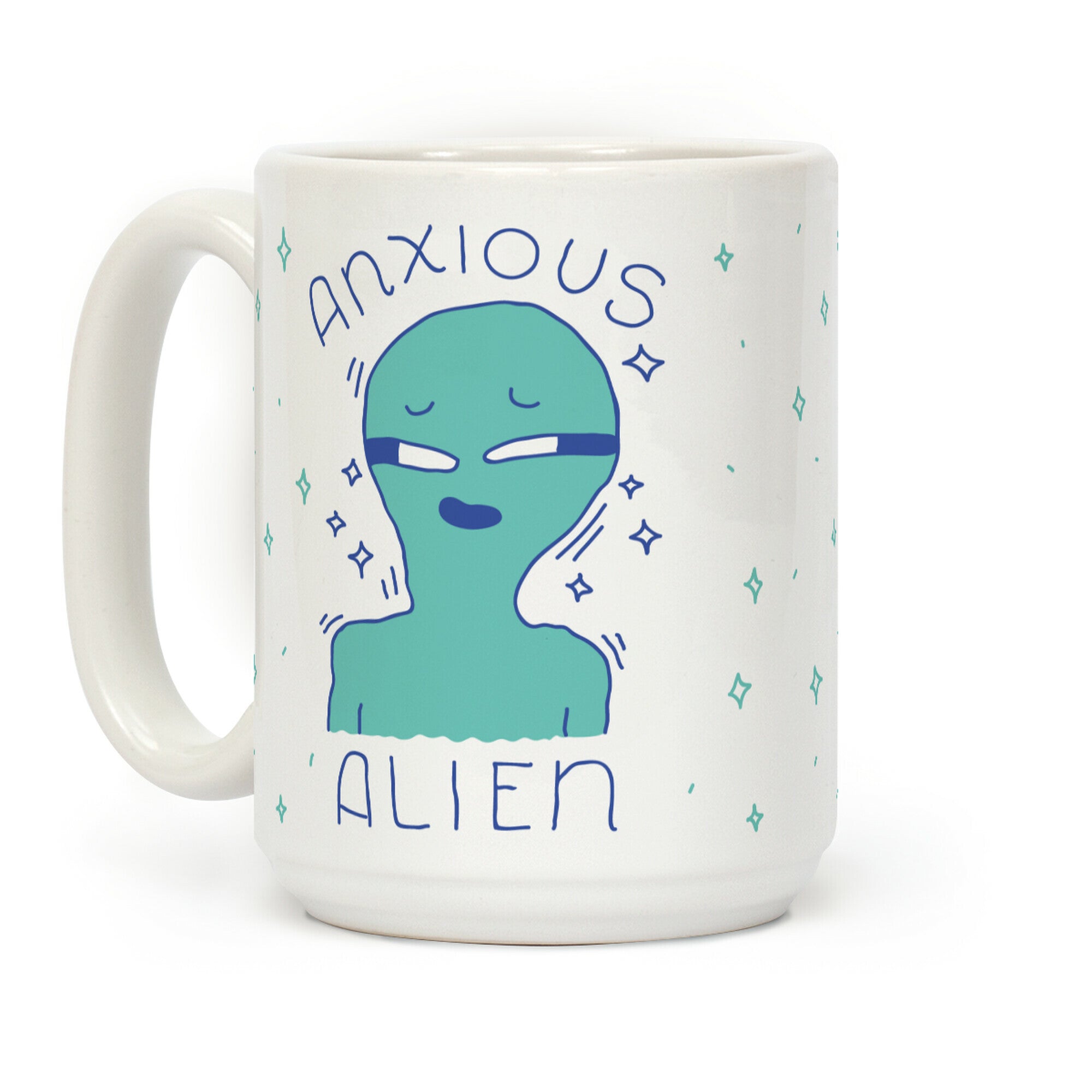 Anxious Alien Coffee Mug