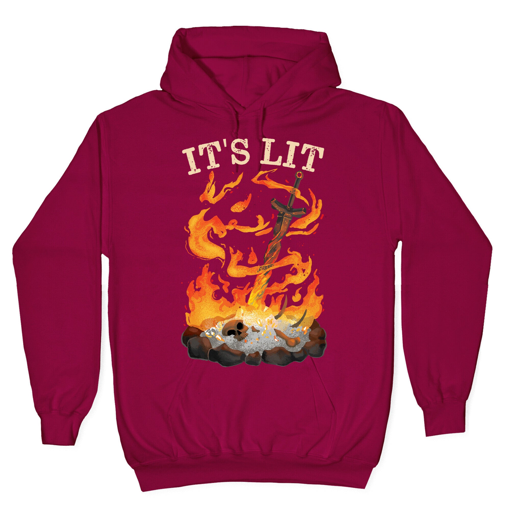 It's Lit Bonfire Hoodie