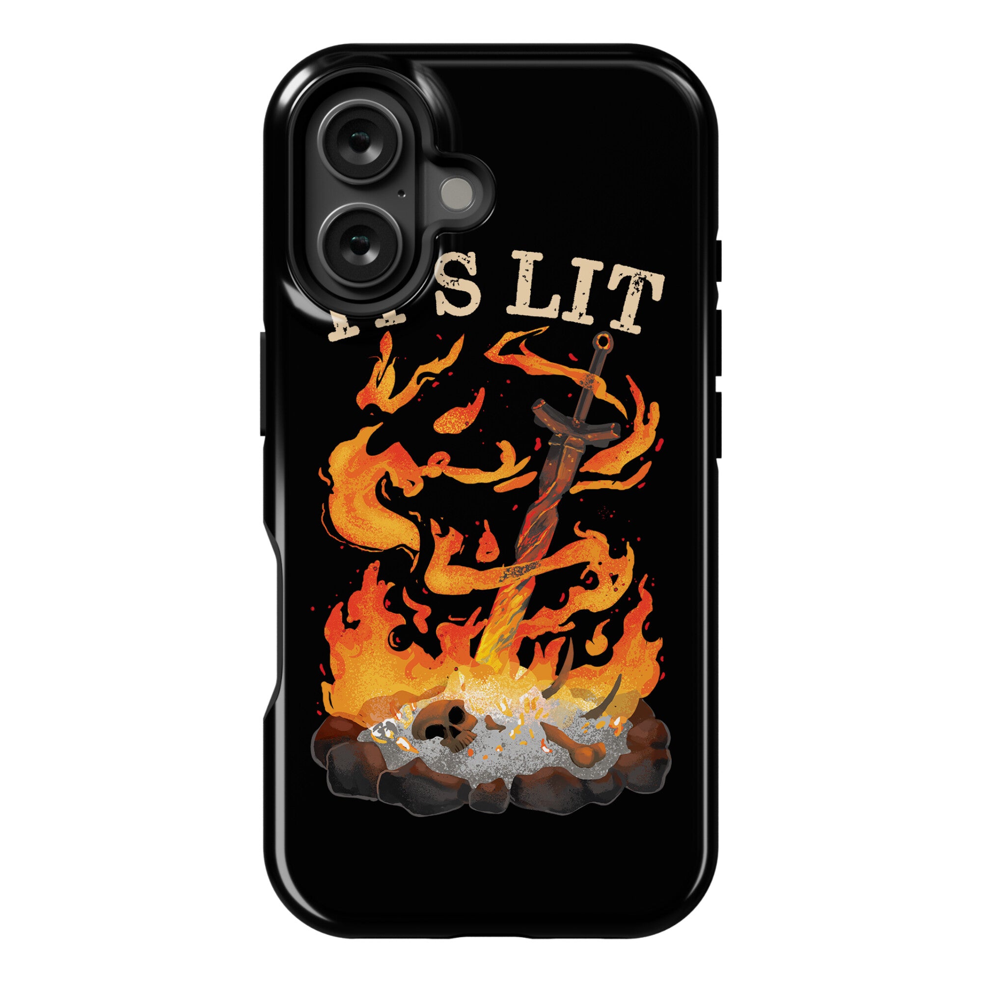 It's Lit Bonfire Phone Case