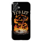 It's Lit Bonfire Phone Case