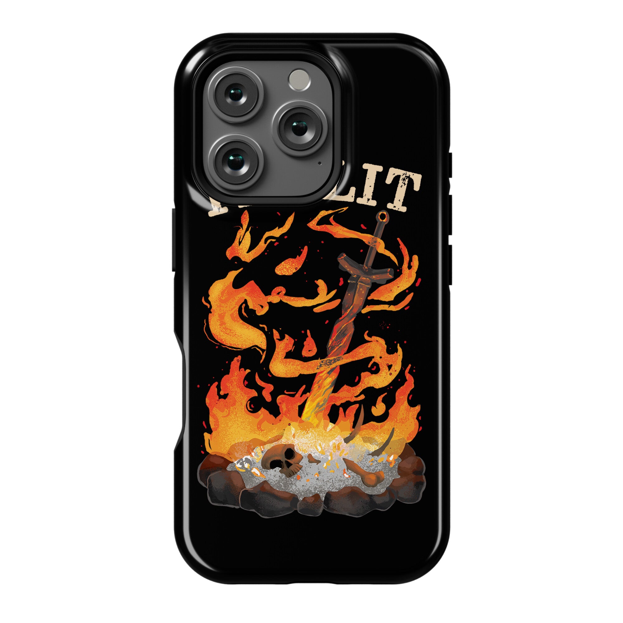 It's Lit Bonfire Phone Case