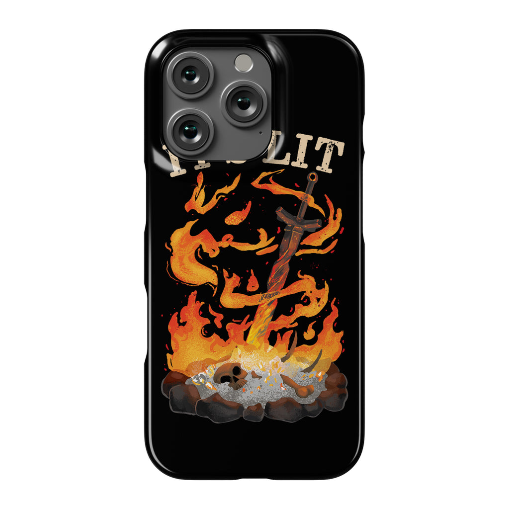 It's Lit Bonfire Phone Case