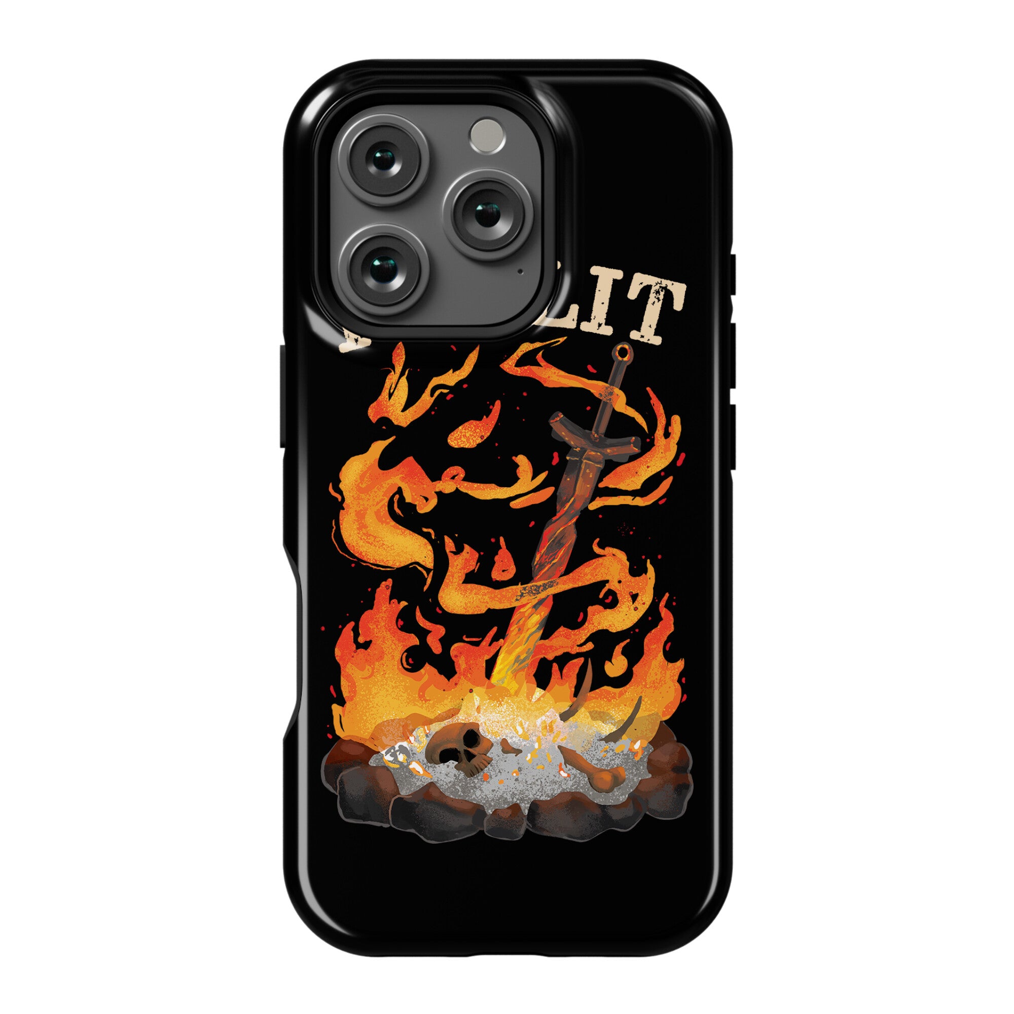 It's Lit Bonfire Phone Case
