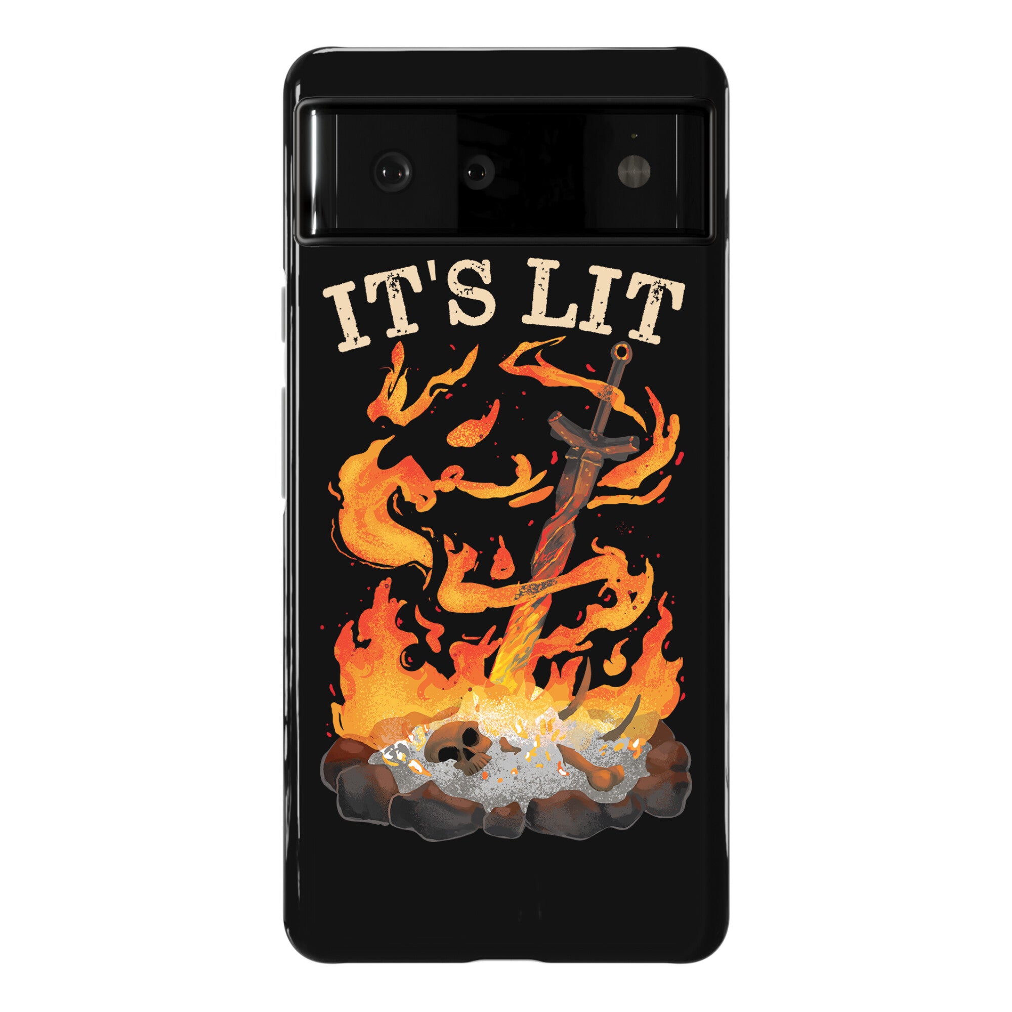 It's Lit Bonfire Phone Case