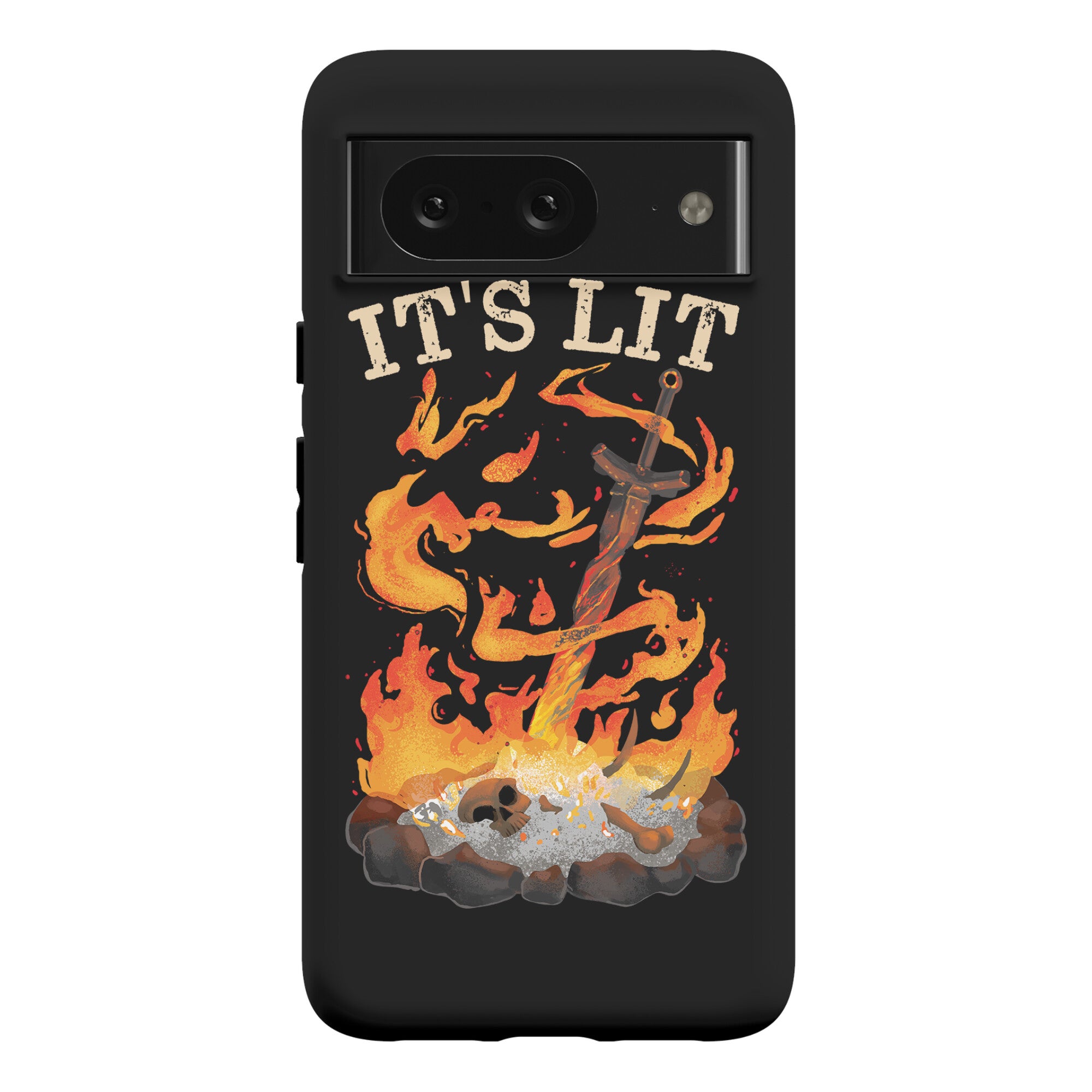 It's Lit Bonfire Phone Case
