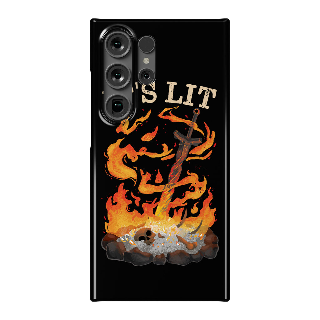 It's Lit Bonfire Phone Case