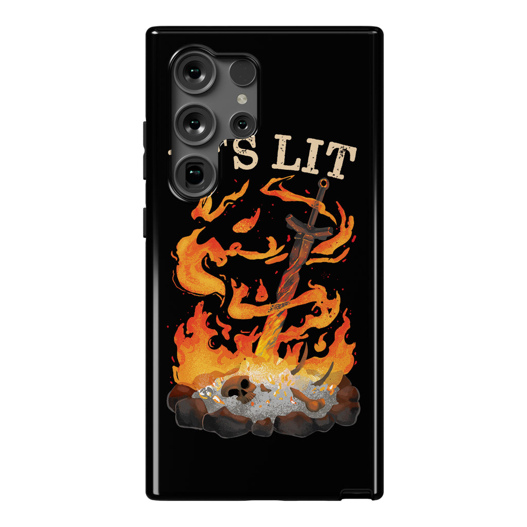 It's Lit Bonfire Phone Case