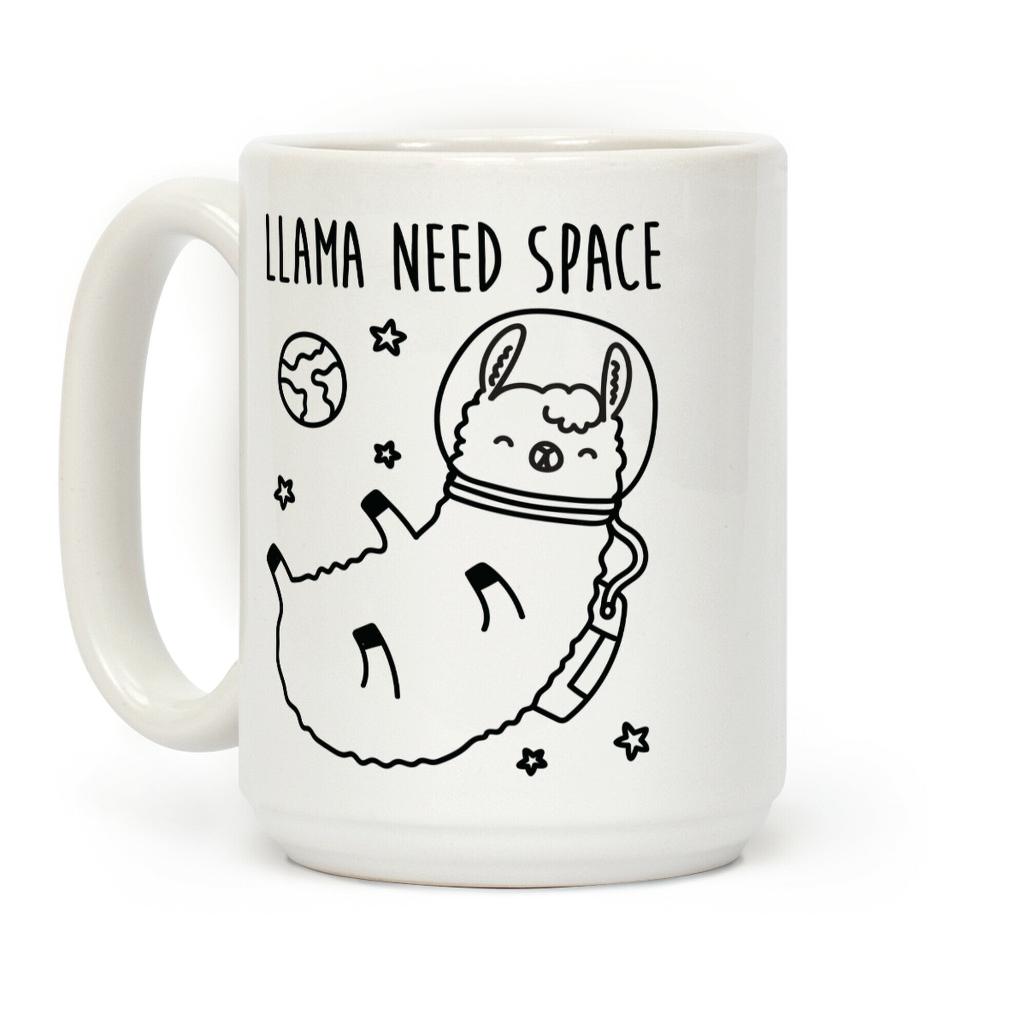 Llama Need Space Parody Coffee Mug