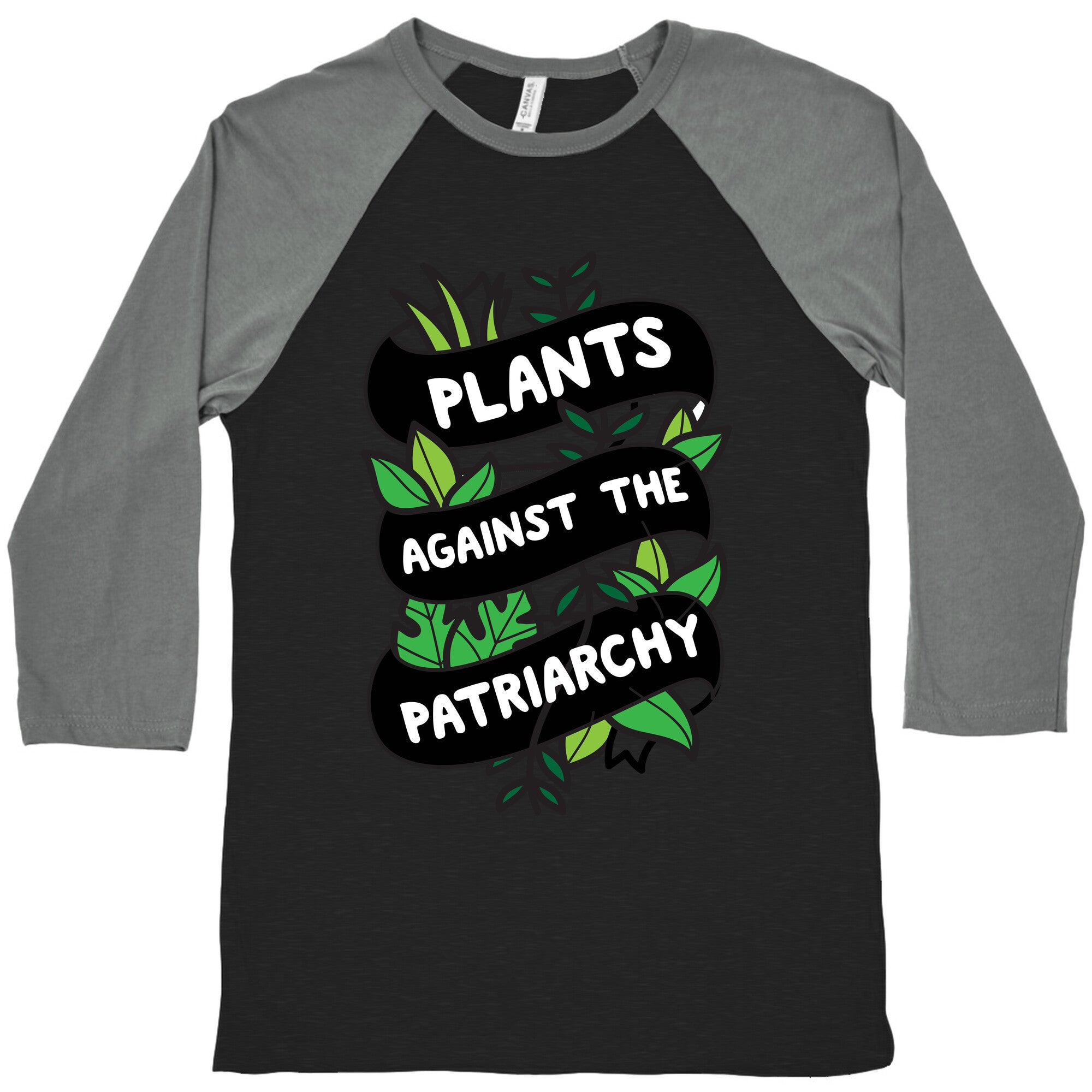 Plants Against The Patriarchy Baseball Tee