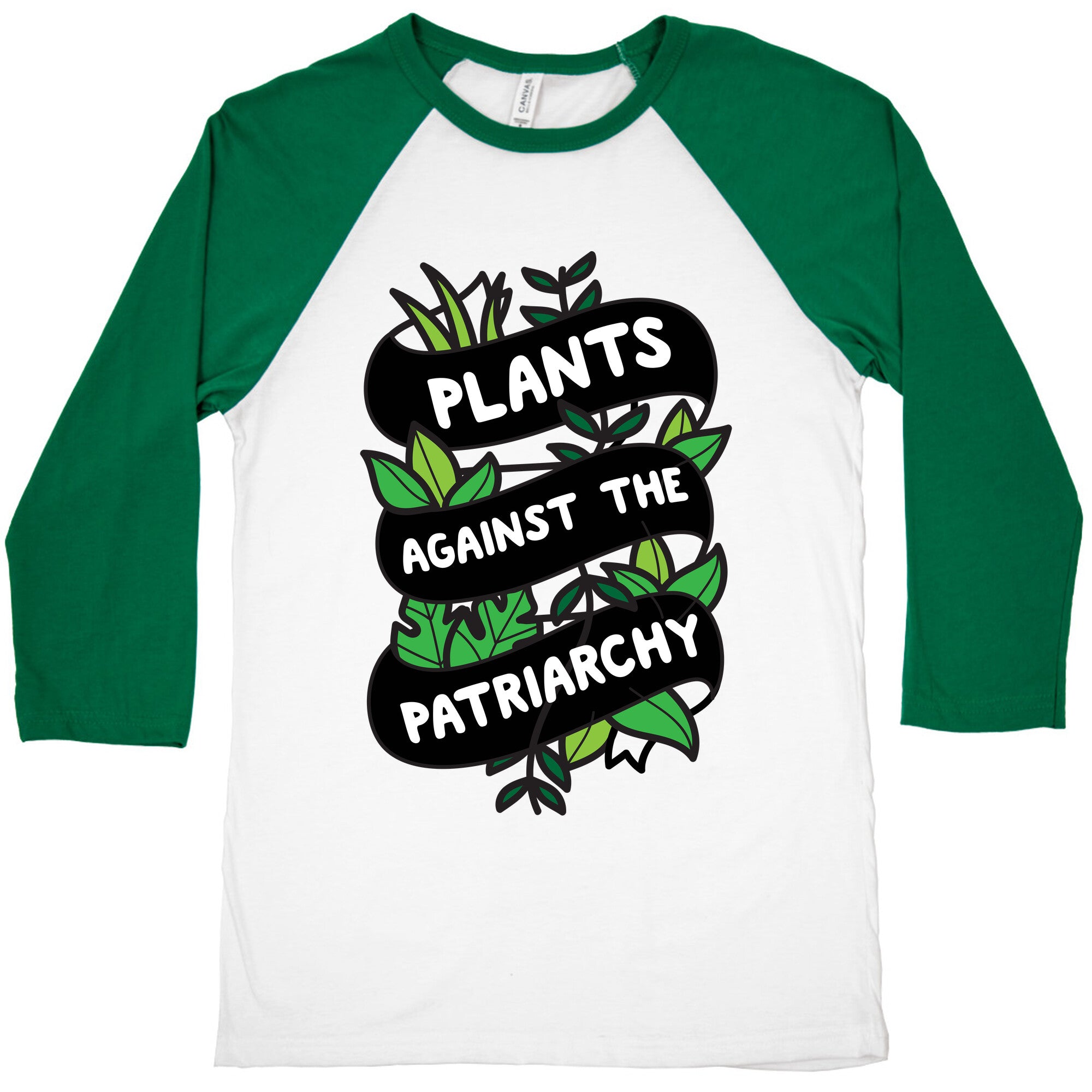 Plants Against The Patriarchy Baseball Tee