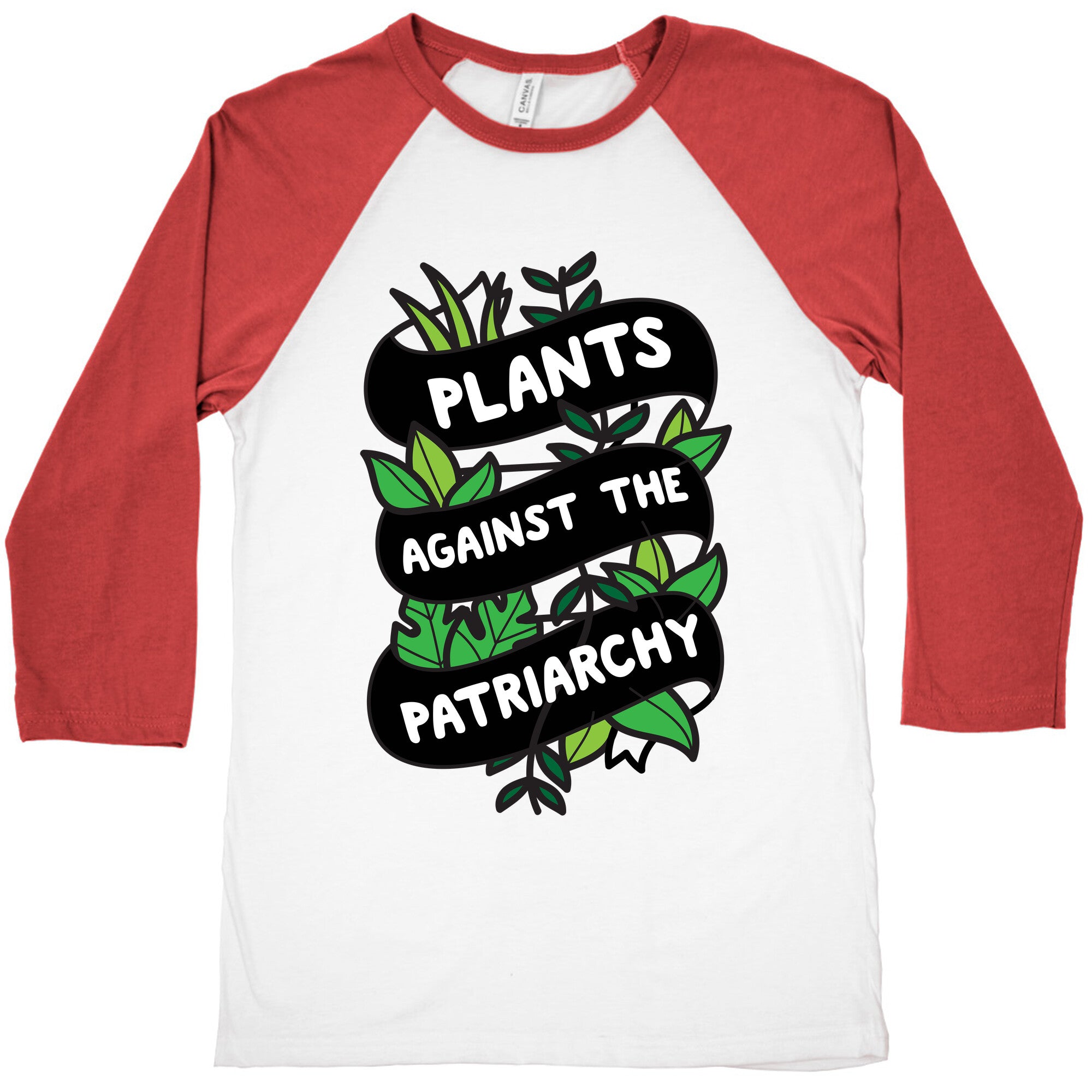 Plants Against The Patriarchy Baseball Tee