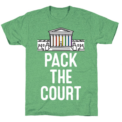 Pack The Court with Pride Unisex Triblend Tee