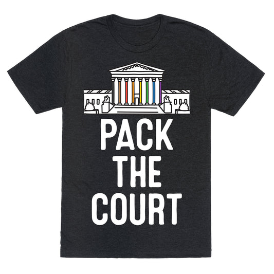 Pack The Court with Pride Unisex Triblend Tee