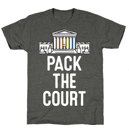 Pack The Court with Pride Unisex Triblend Tee