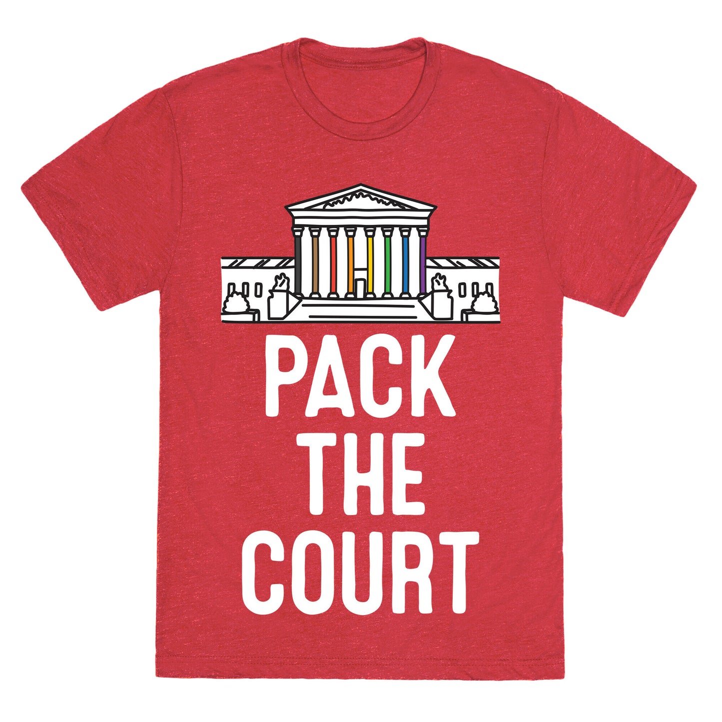 Pack The Court with Pride Unisex Triblend Tee