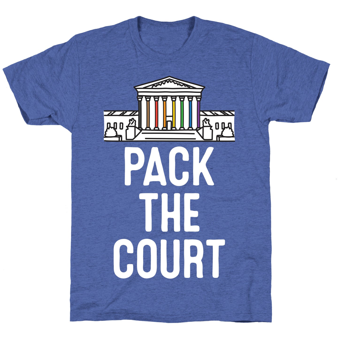 Pack The Court with Pride Unisex Triblend Tee