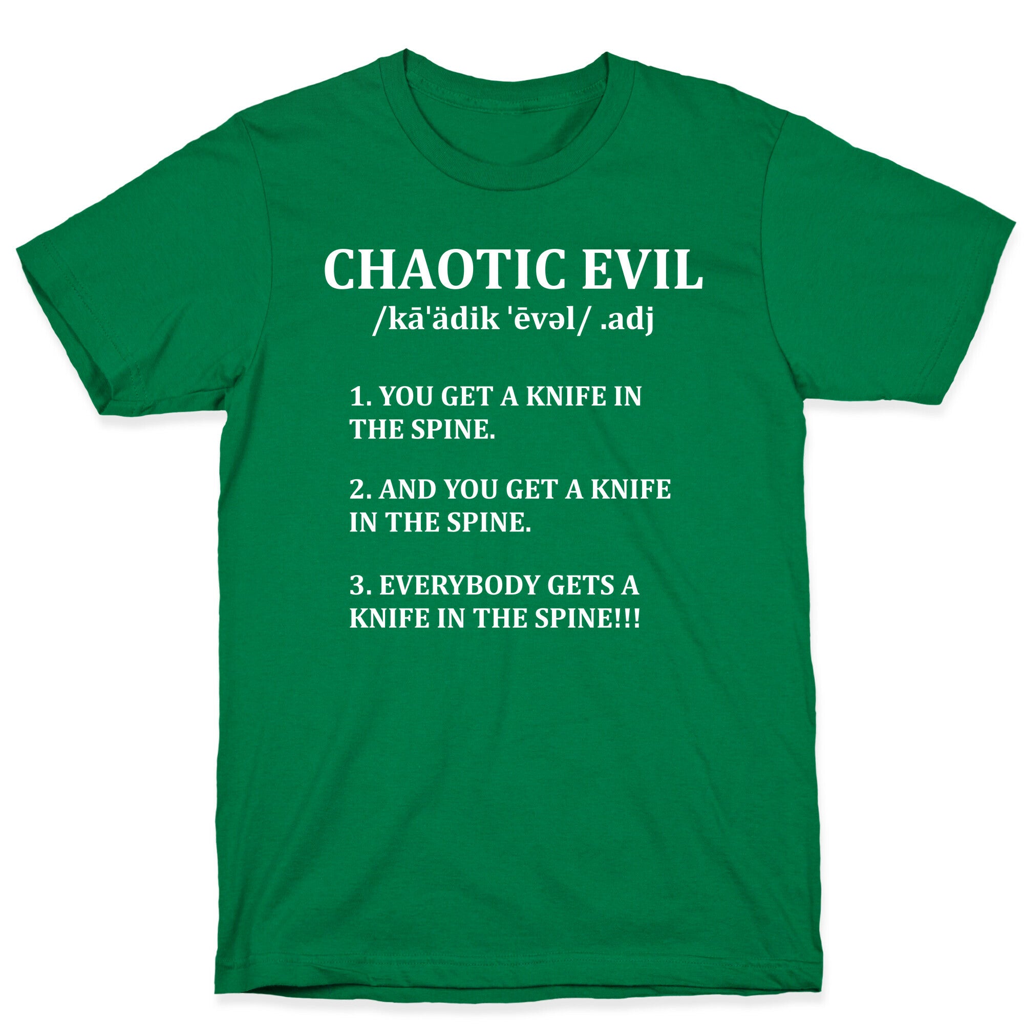 Chaotic evil Definition T-Shirt