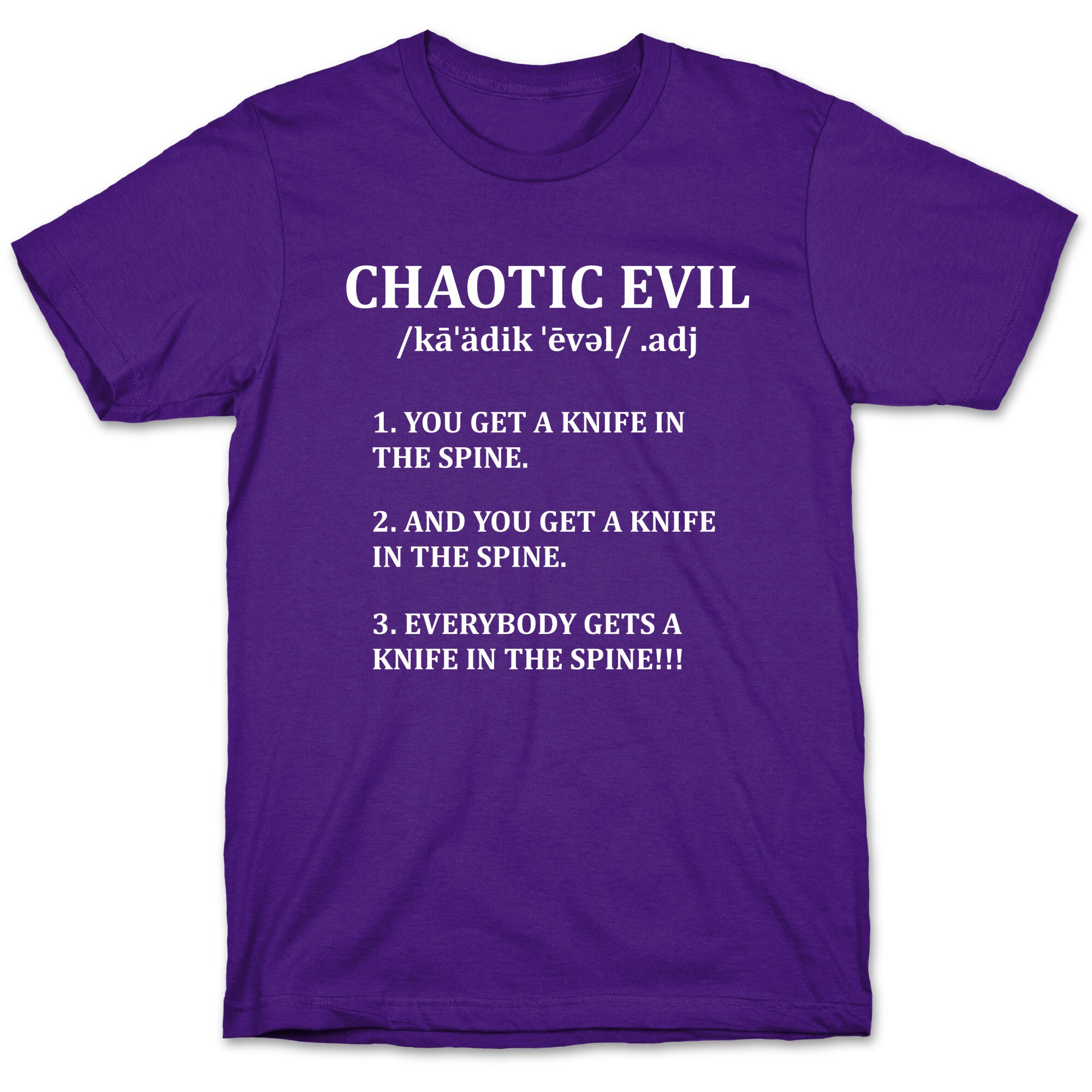 Chaotic evil Definition T-Shirt