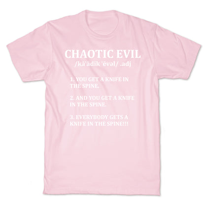 Chaotic evil Definition T-Shirt