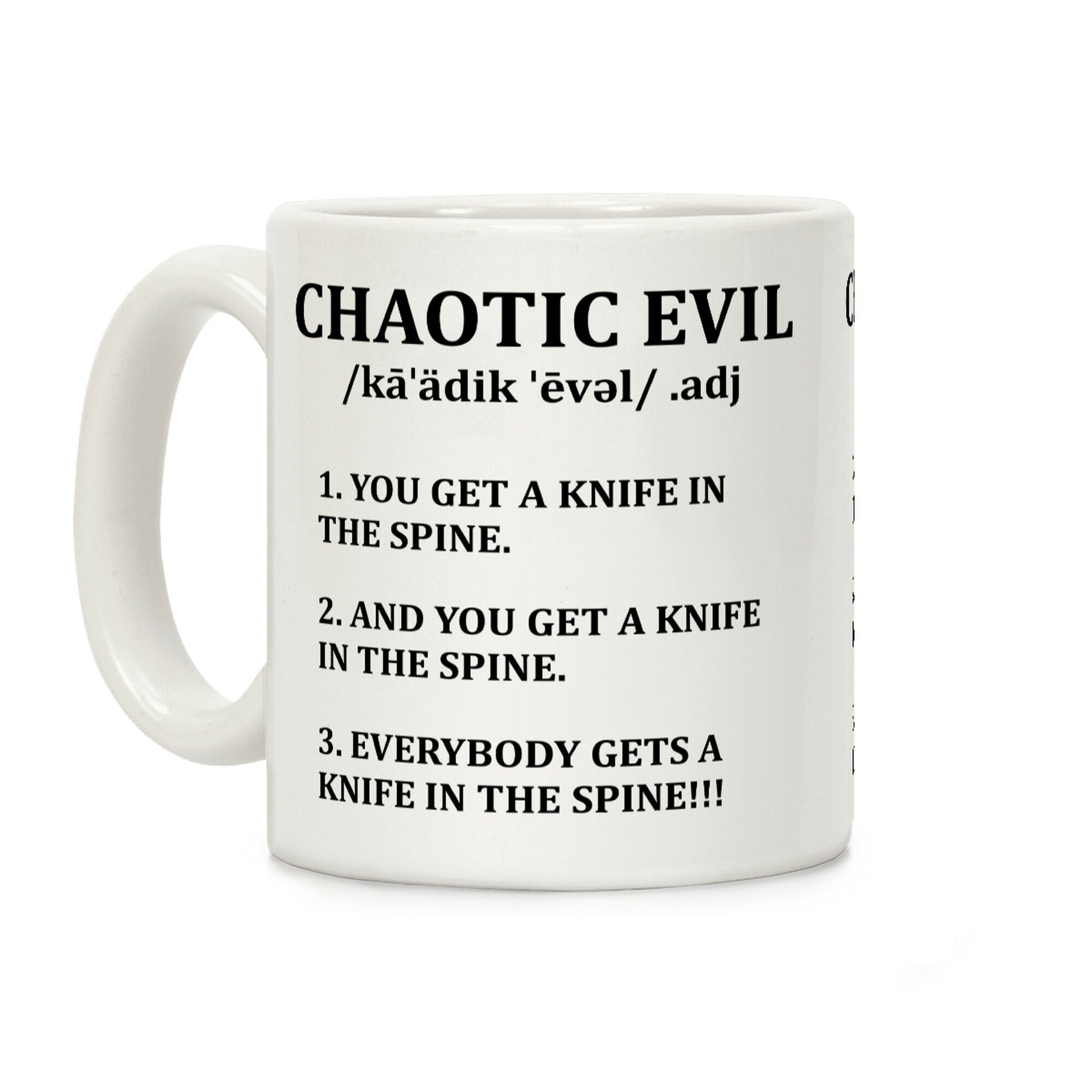 Chaotic evil Definition Coffee Mug