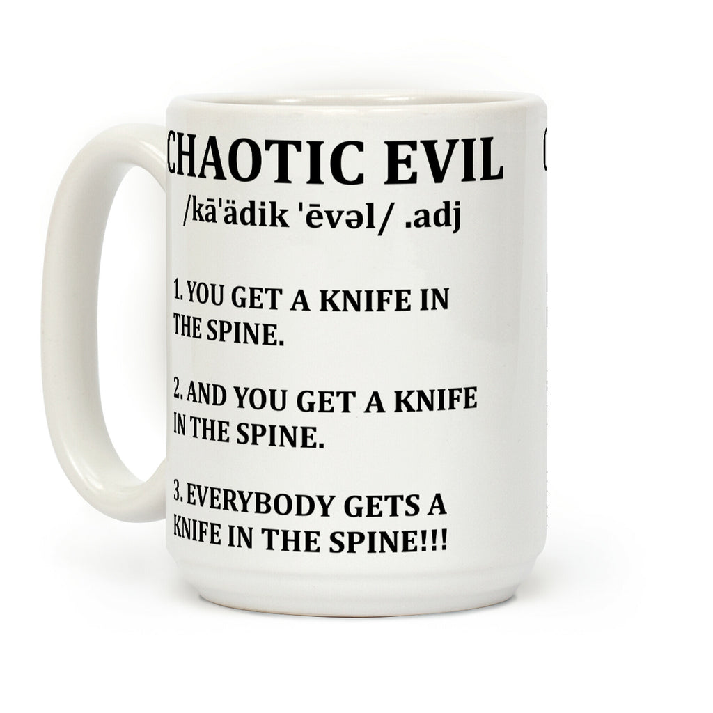 Chaotic evil Definition Coffee Mug