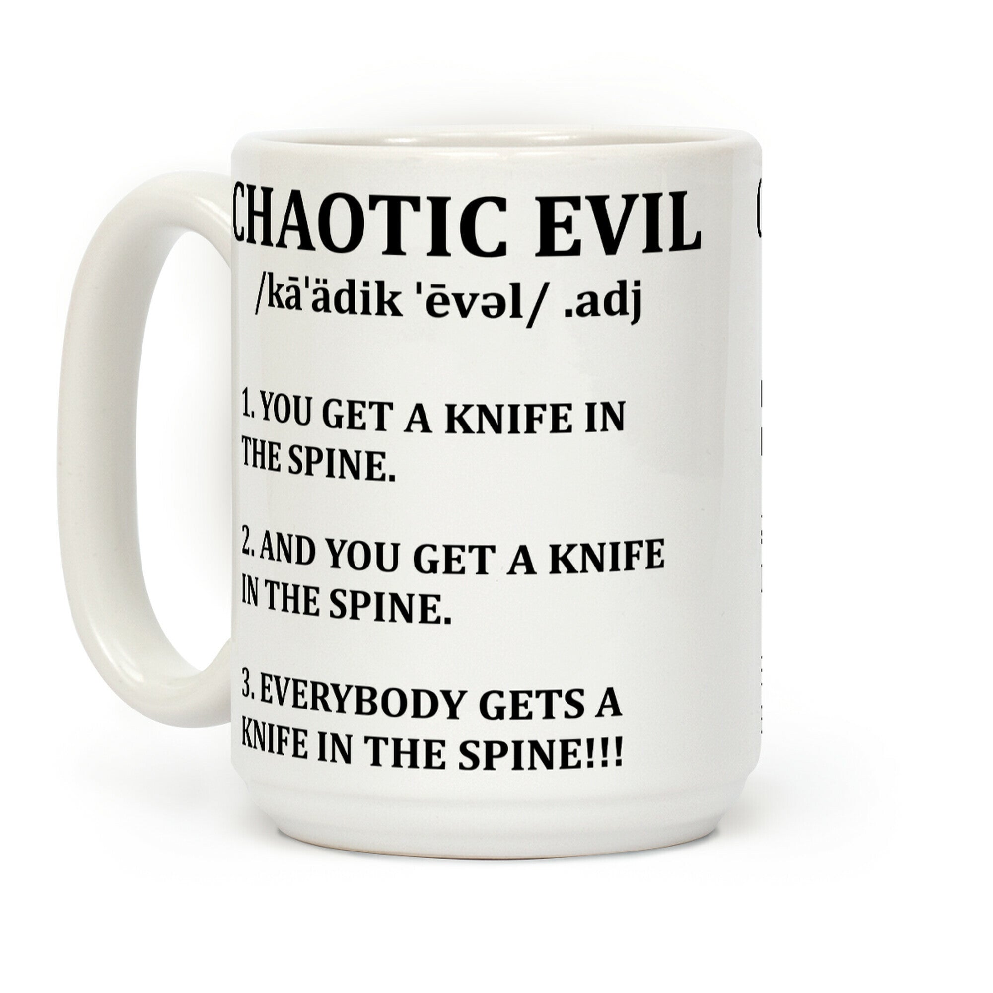 Chaotic evil Definition Coffee Mug