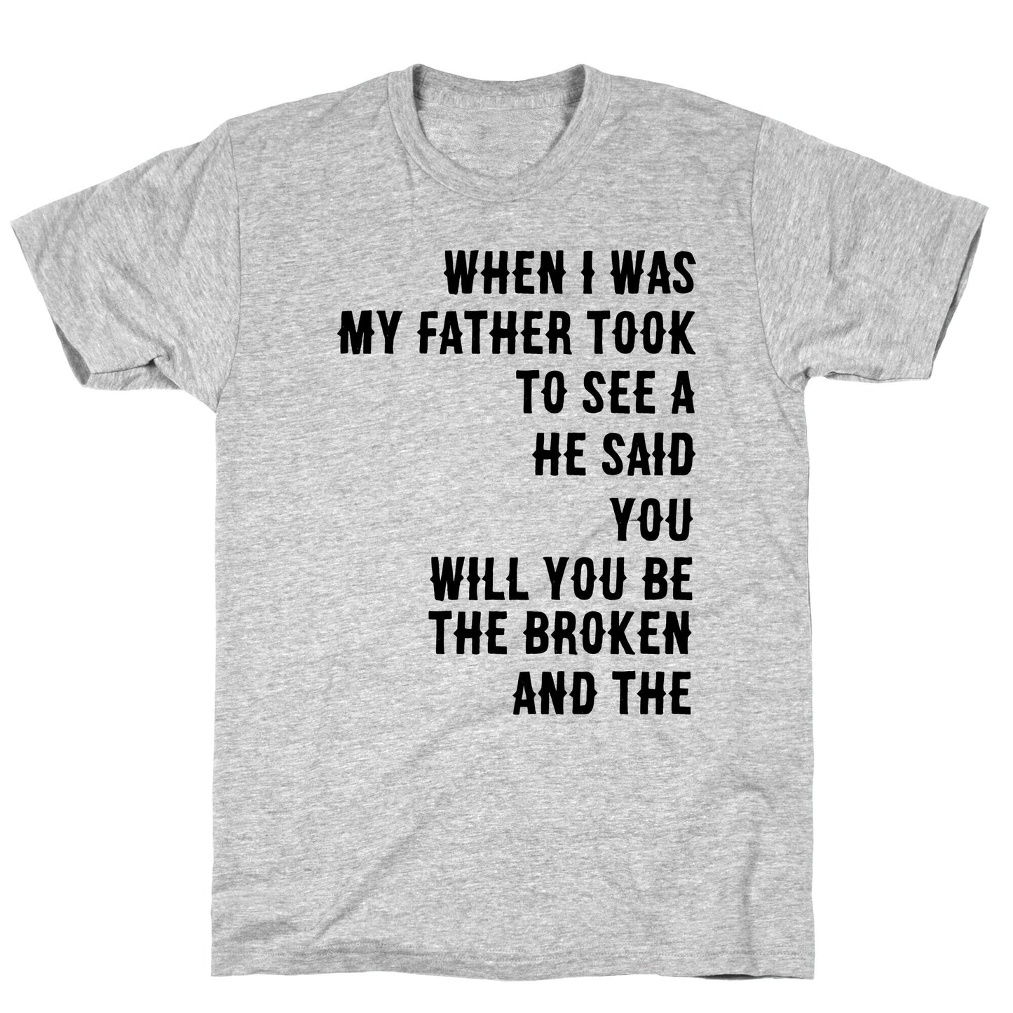 When I Was a Young Boy (1 of 2 pair) T-Shirt