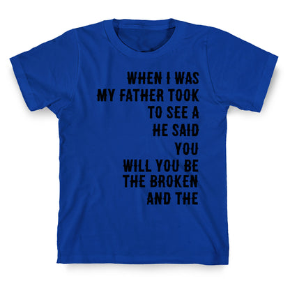 When I Was a Young Boy (1 of 2 pair) T-Shirt