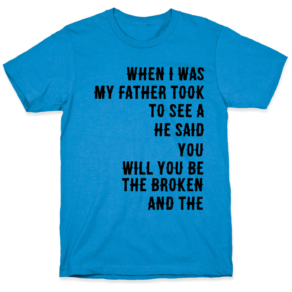 When I Was a Young Boy (1 of 2 pair) T-Shirt