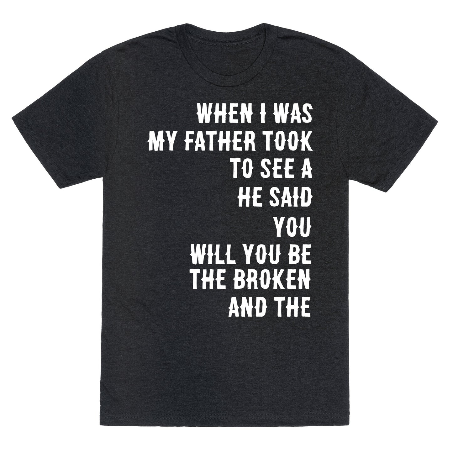 When I Was a Young Boy (1 of 2 pair) Unisex Triblend Tee