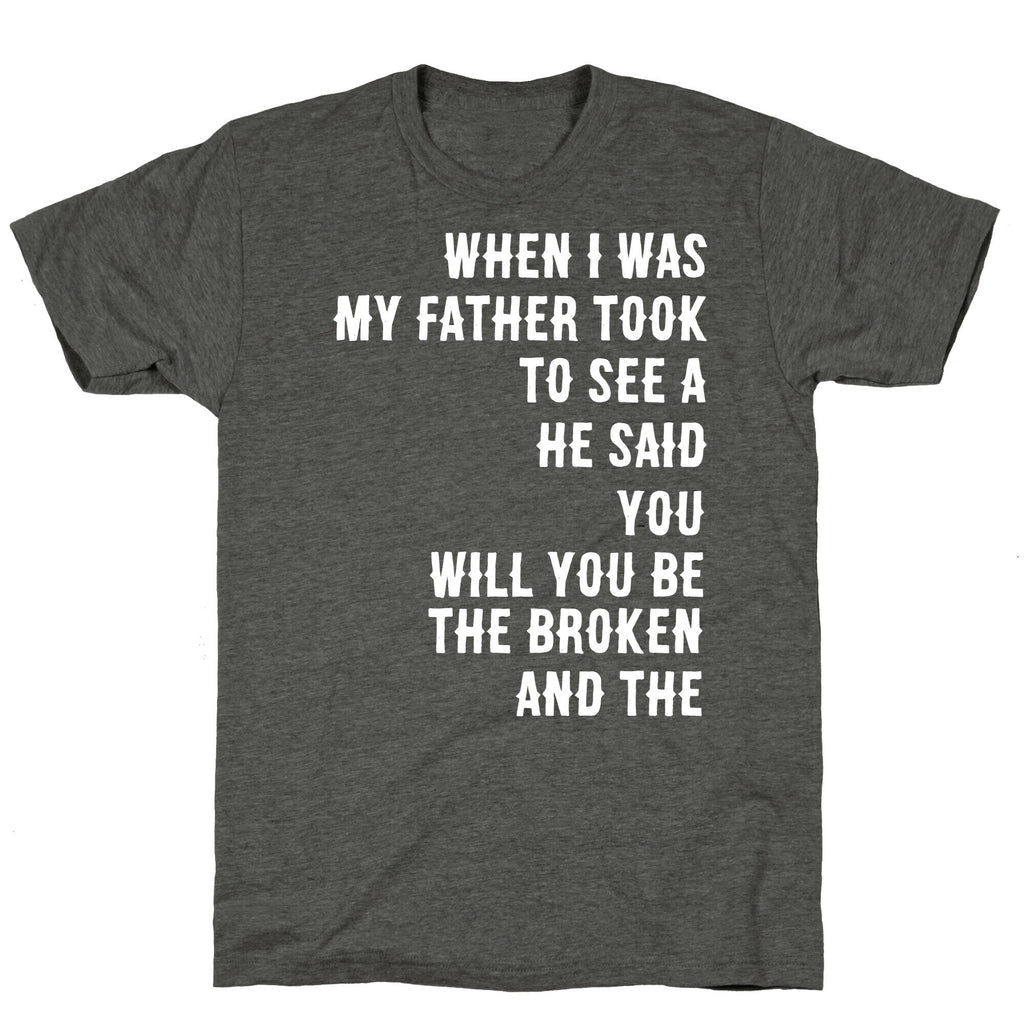 When I Was a Young Boy (1 of 2 pair) Unisex Triblend Tee