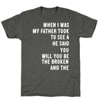 When I Was a Young Boy (1 of 2 pair) Unisex Triblend Tee