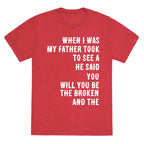 When I Was a Young Boy (1 of 2 pair) Unisex Triblend Tee