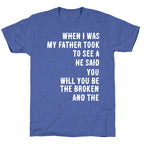 When I Was a Young Boy (1 of 2 pair) Unisex Triblend Tee