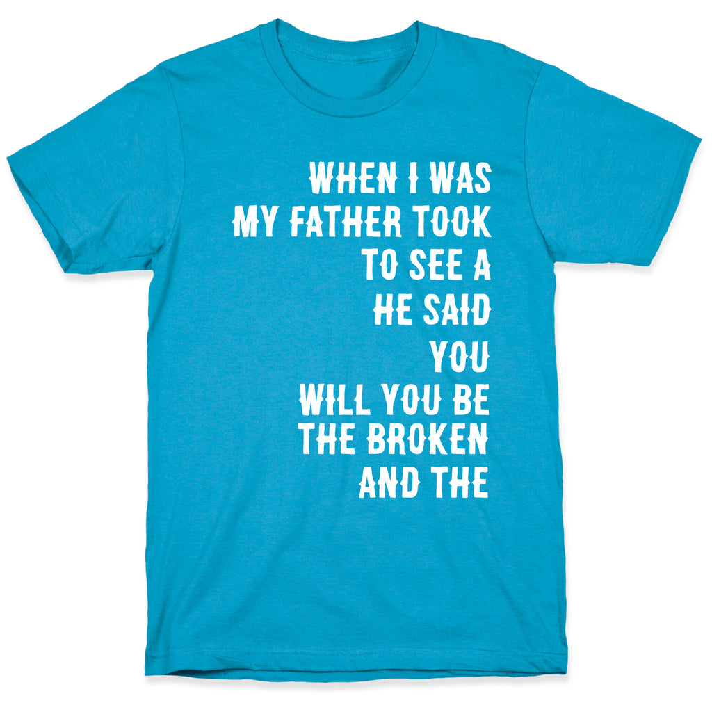 When I Was a Young Boy (1 of 2 pair) Unisex Triblend Tee
