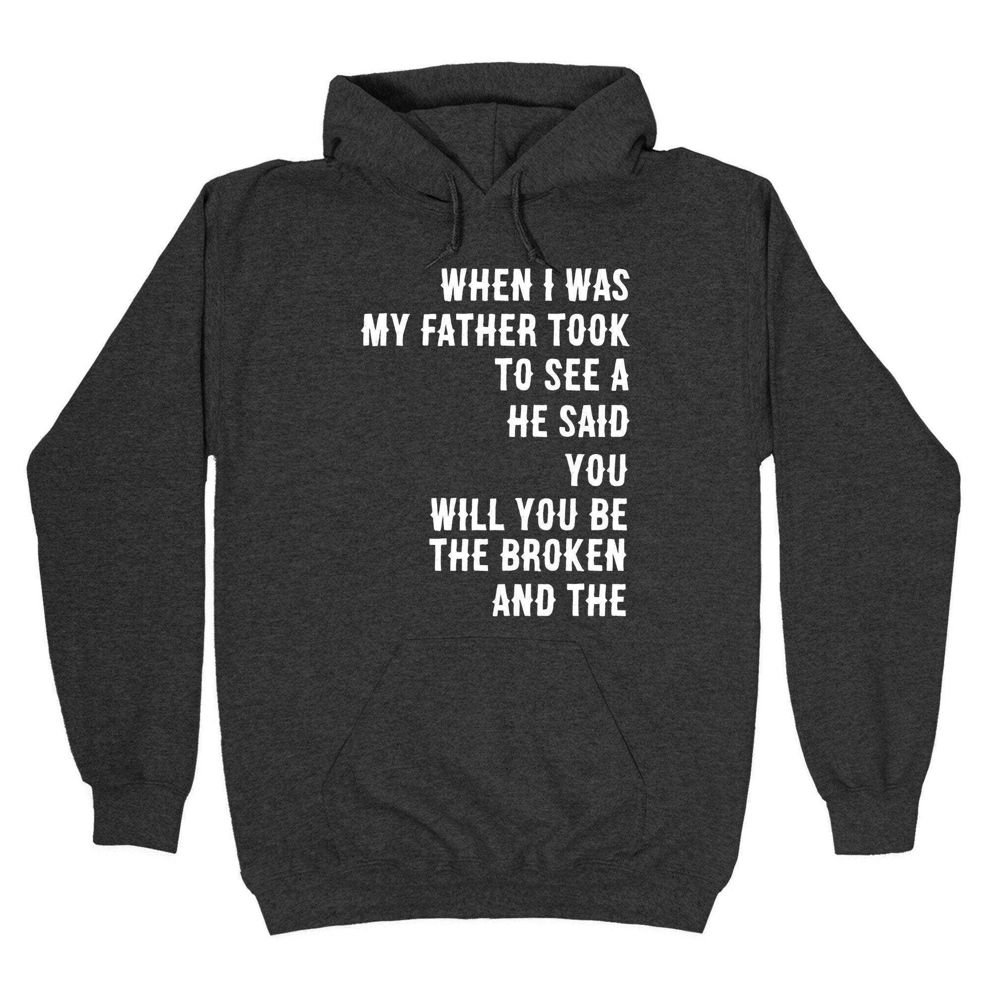 When I Was a Young Boy (1 of 2 pair) Hoodie